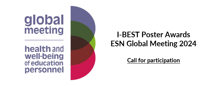 Call for posters – Share your initiatives for health and well-being promotion of education professionals