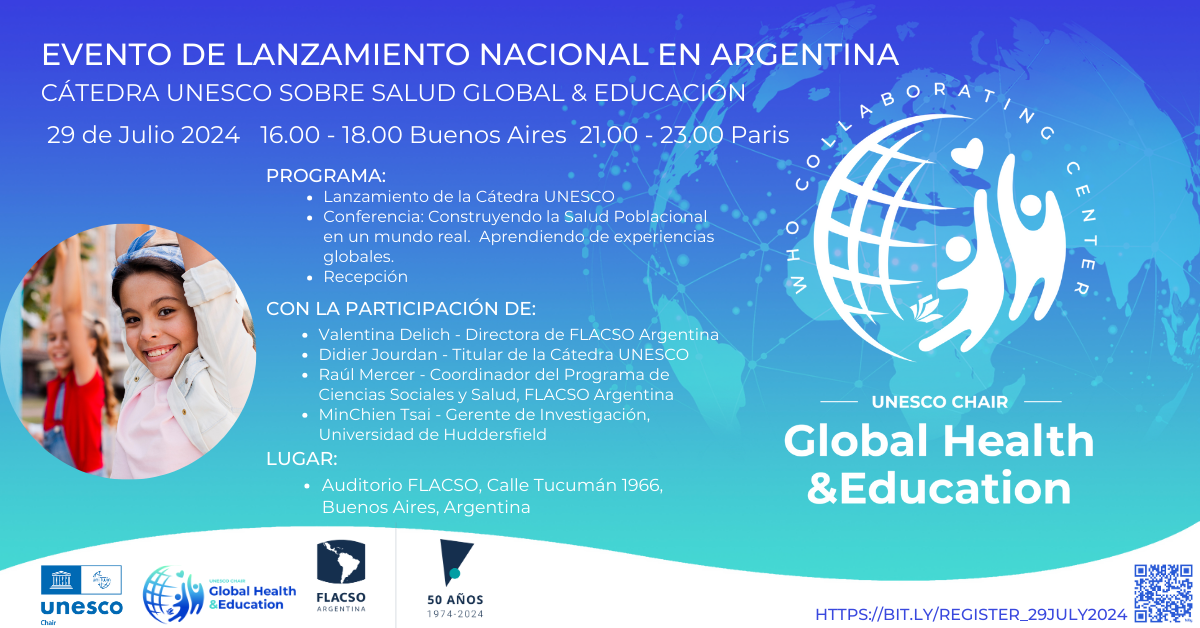 29 juillet 2024 – Inauguration de la chaire UNESCO Éducations & Santé en Argentine
