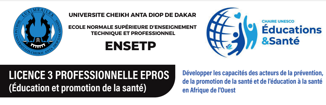 Licence professionnelle EPROS (Éducation et promotion de la santé) – Ouverture des candidatures pour la nouvelle promotion 2024-2025