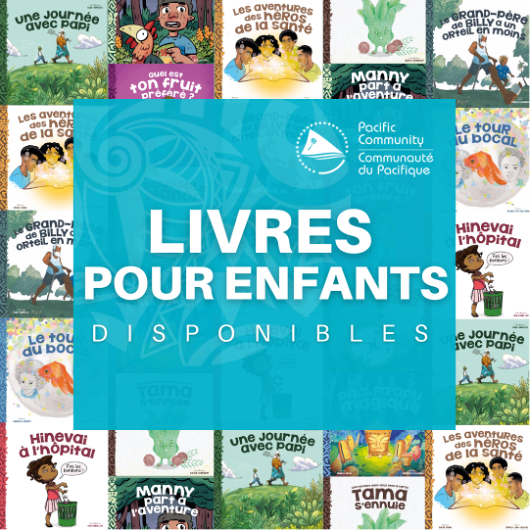 Des livres pour enfants pour sensibiliser aux maladies non transmissibles dans le Pacifique