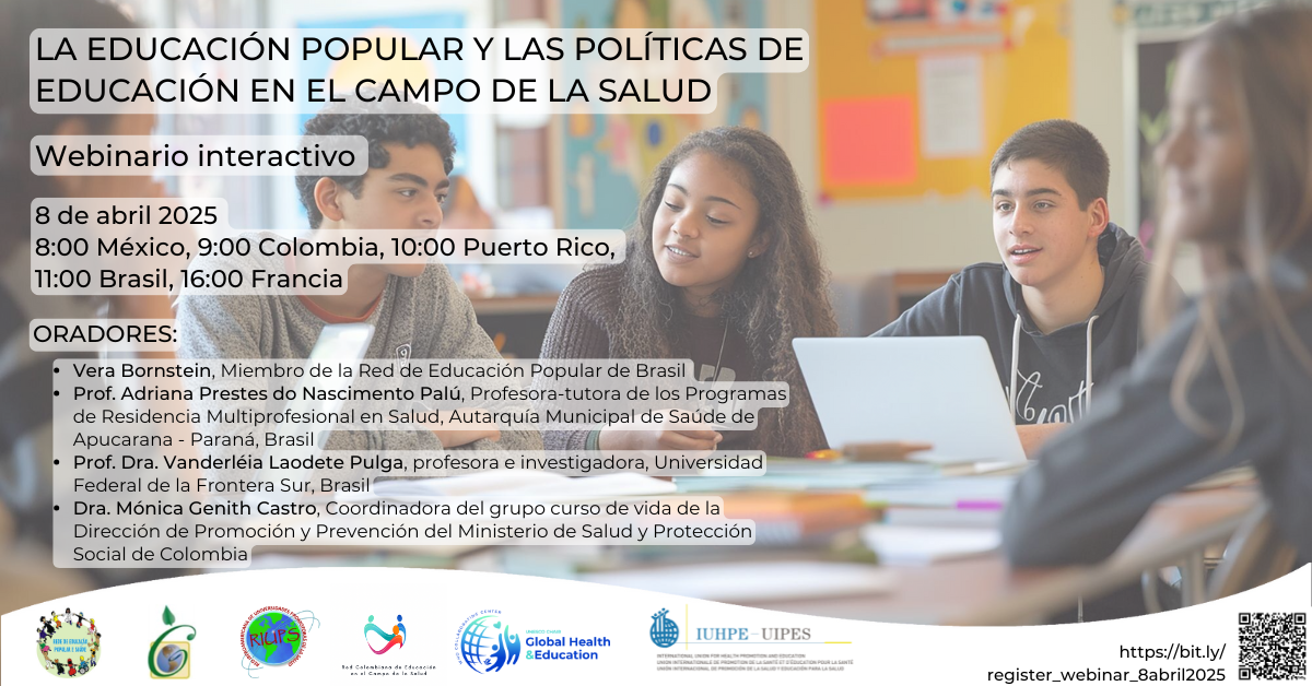 8 April 2025 – Popular Education and Education Policies in the Field of Health