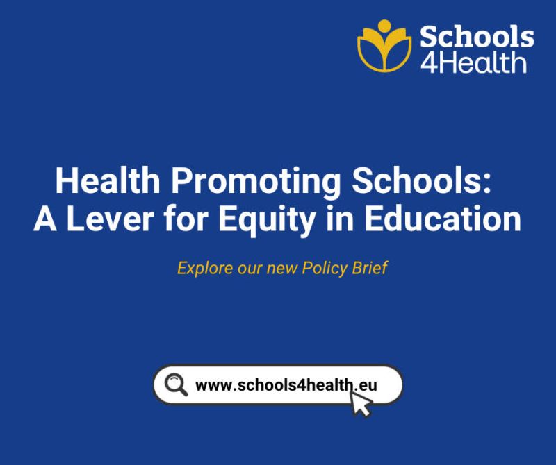 Schools4Health – Note d’orientation: Les Écoles promotrices de santé comme levier d’équité dans l’éducation