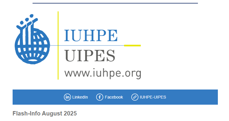 News from IUHPE