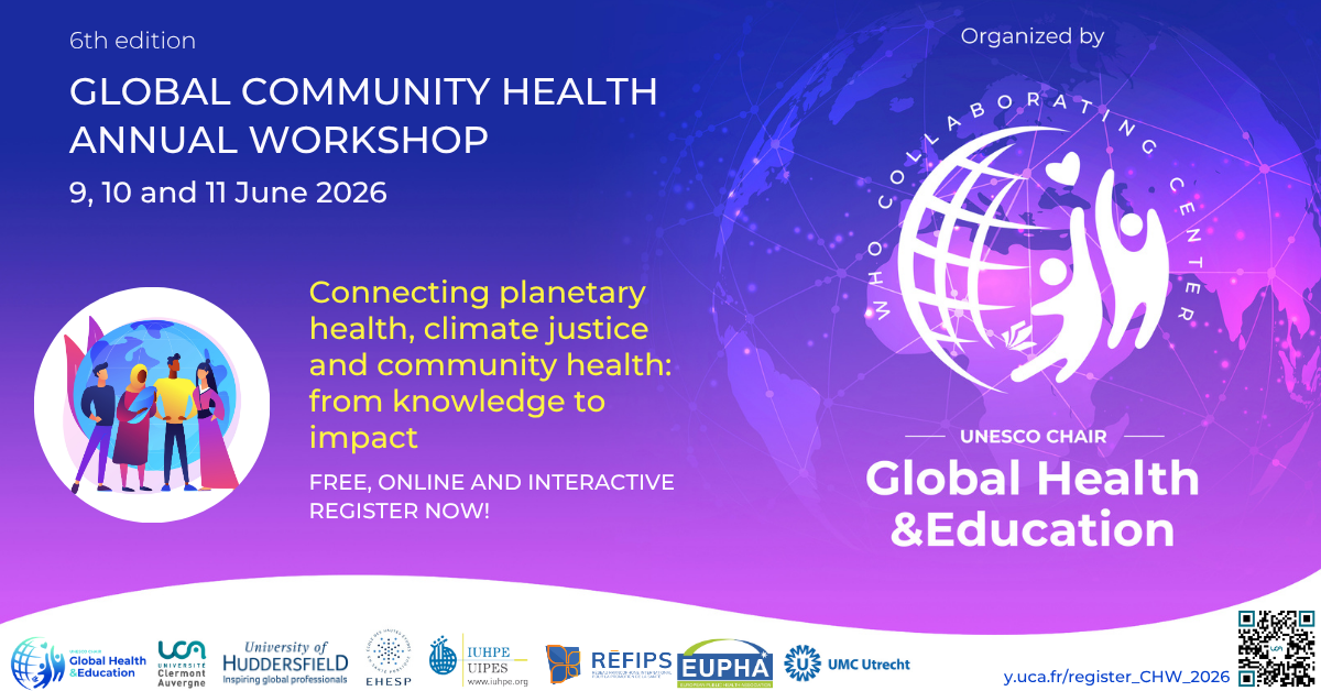 Global Community Health Annual Workshop 2026 – Register today